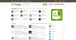 Desktop Screenshot of apkhere.com